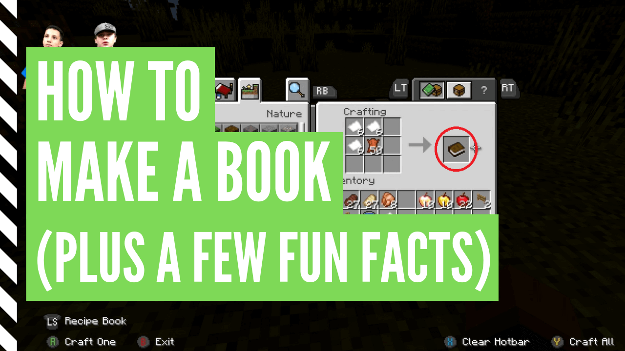 how to get good books in minecraft
