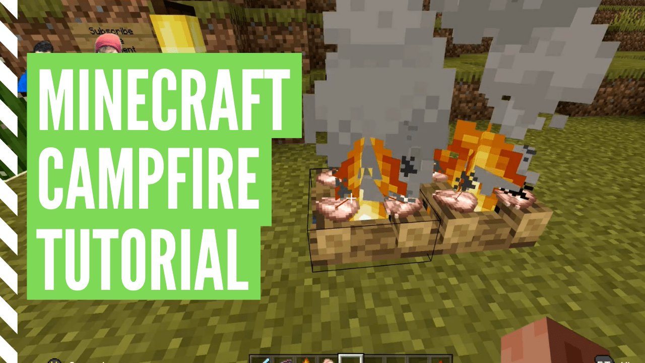 How To Make A Campfire In Minecraft (Minecraft Campfire Tutorial)