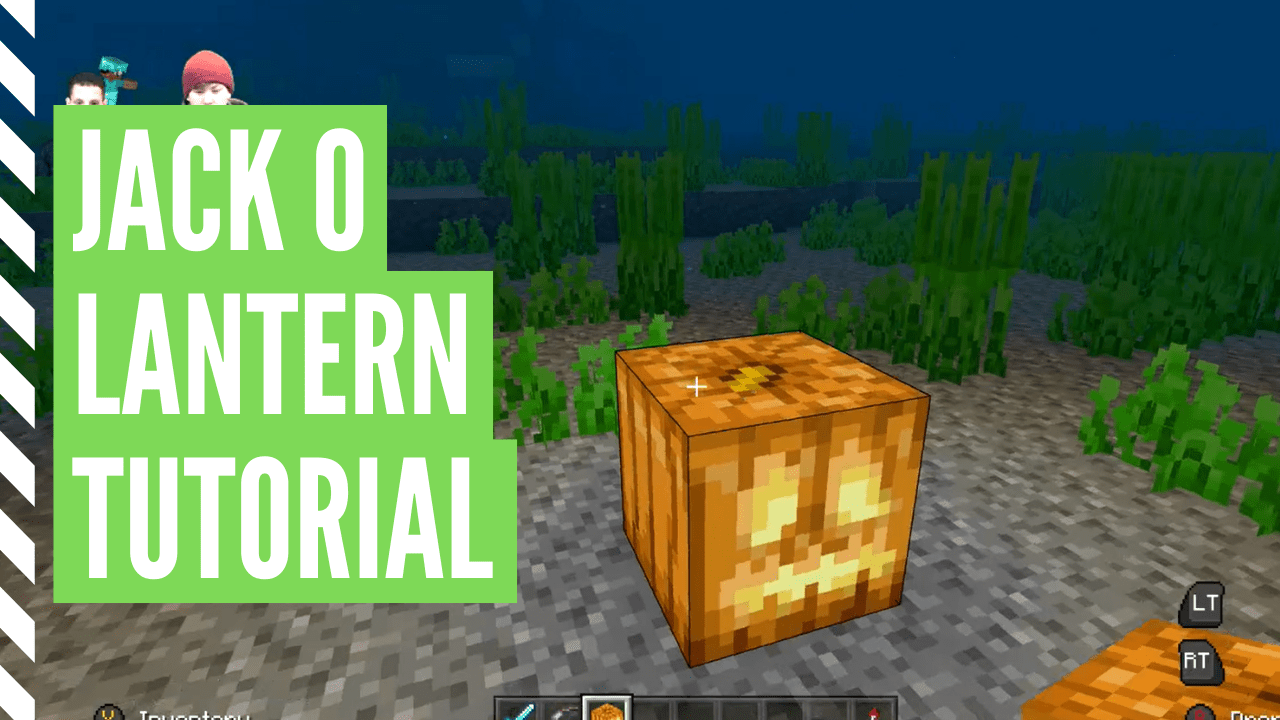 jack o lantern minecraft recipe