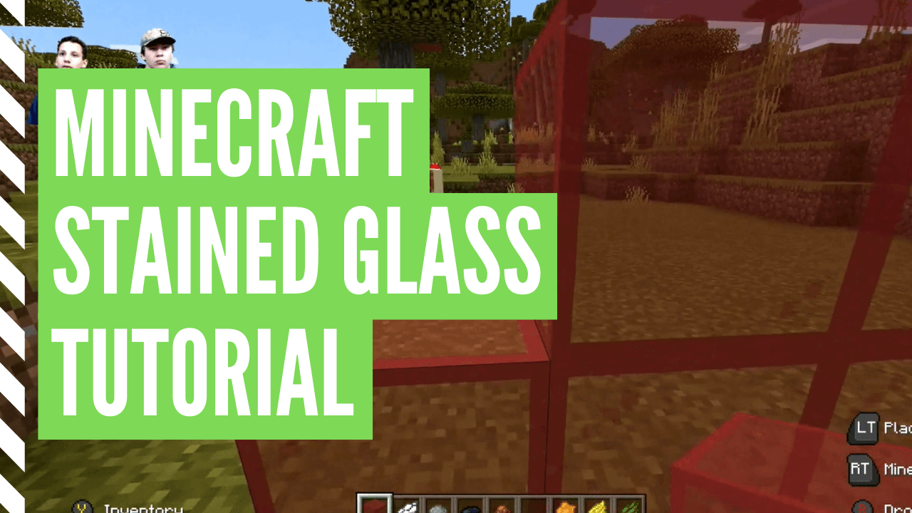 minecraft stained glass design