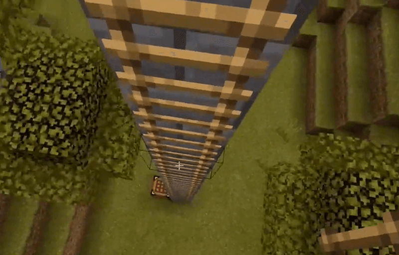 How to make a ladder in Minecraft
