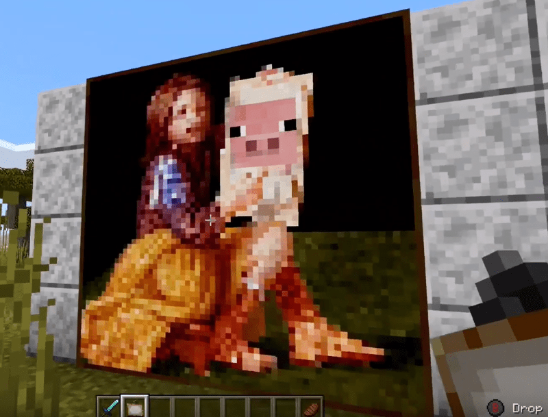 How to make a painting in Minecraft