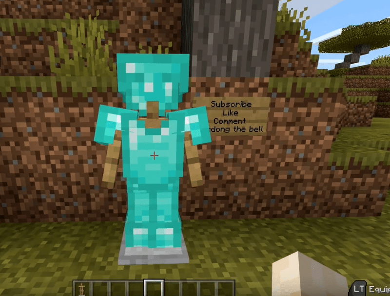 How to make an armor stand in Minecraft