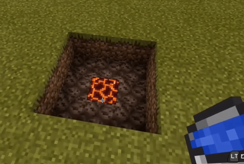 Fastest Minecraft Lava Block Elevator