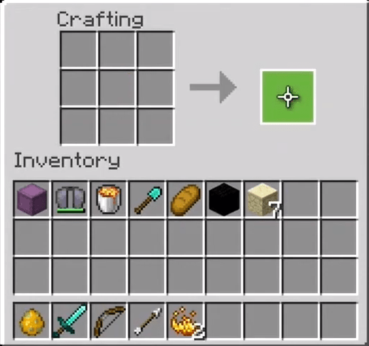 Move The Blaze Powder To Your Inventory