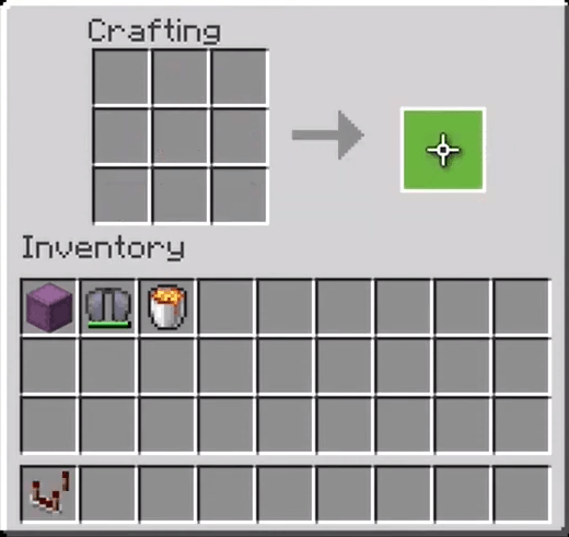 Move The Redstone Comparator To Your Inventory