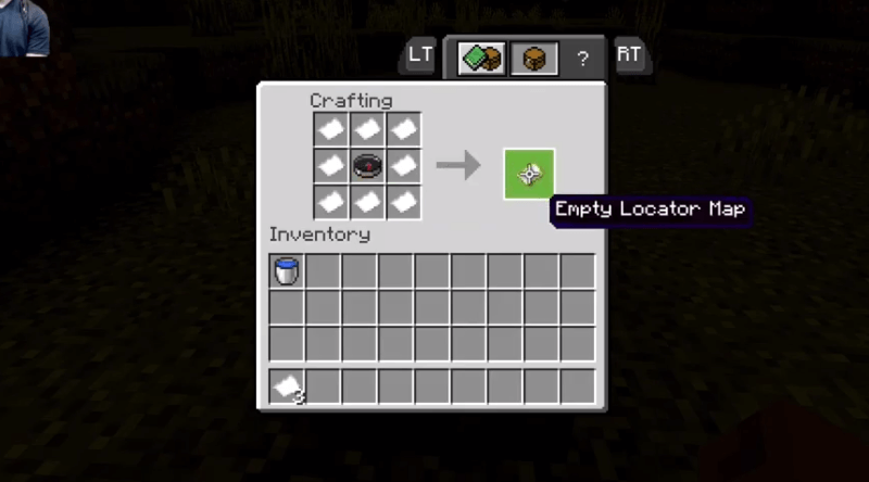 Move map to inventory