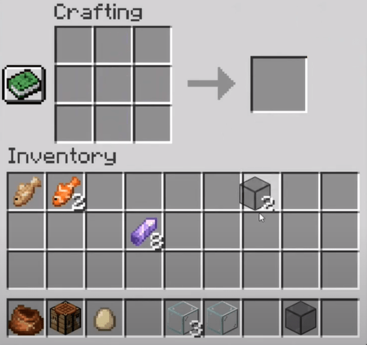 Move The Tinted Glass To Your Inventory