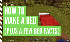 How To Make A Minecraft Bed