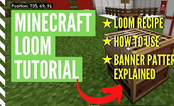 How To Make A Loom In Minecraft (And USE It)